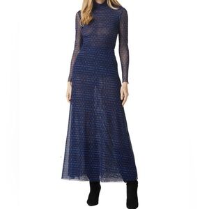 Misa Los Angeles Midnight Mesh Ekat Skirt size M